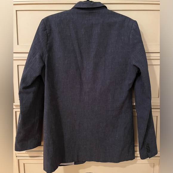 Nautica Young Men’s Blue Linen Sport Coat size 20 regular - Picture 2 of 4